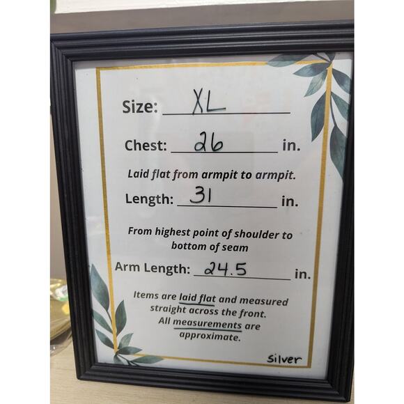 Vintage Silver Threads LTD Bomber Jacket Size XL Full Zip Floral Made USA - Picture 11 of 11